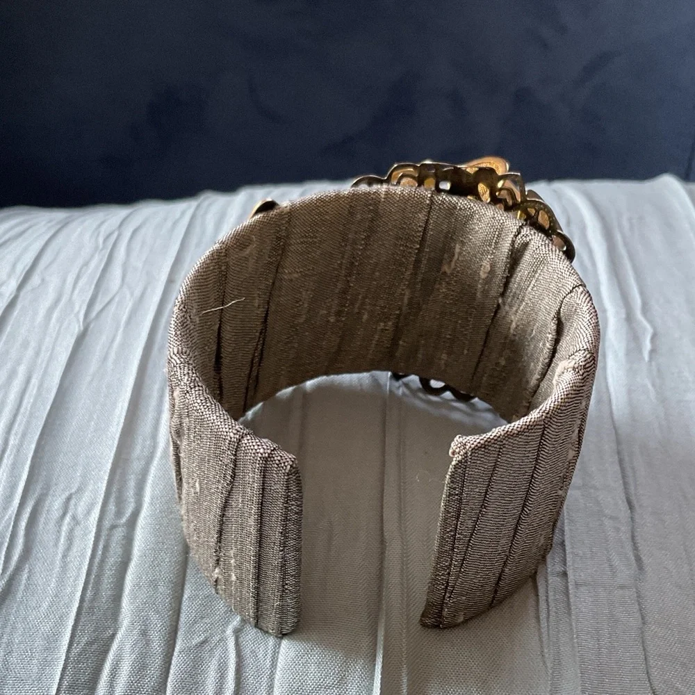 Anthropologie Embellished Cuff Bracelet Set - Picture 5 of 6